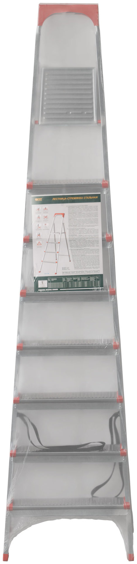 Лестница-стремянка стальная, 8 ступеней, вес 9,8 кг (65336)