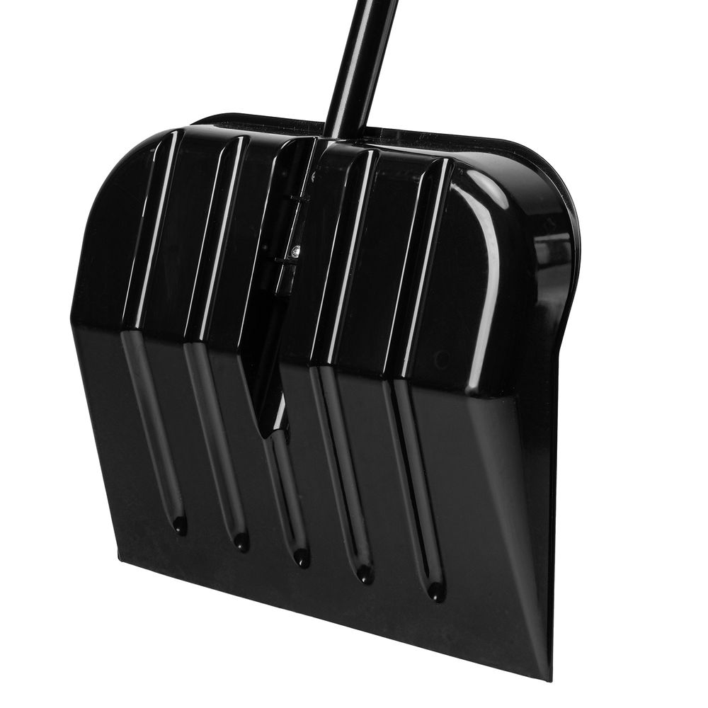 Лопата для уборки снега, поликарбонат, 460х400х1370 мм, стальной черенок, BASE Palisad (61644)