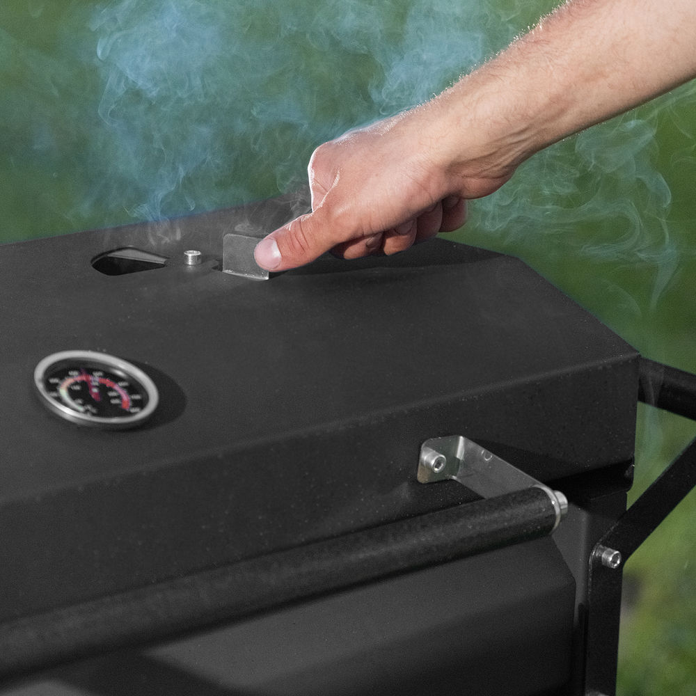 Мангал сварной на колесах, 662 х 390 х 152/805 мм, сталь 2 мм, кочерга в комплекте, Camping Palisad (69686)