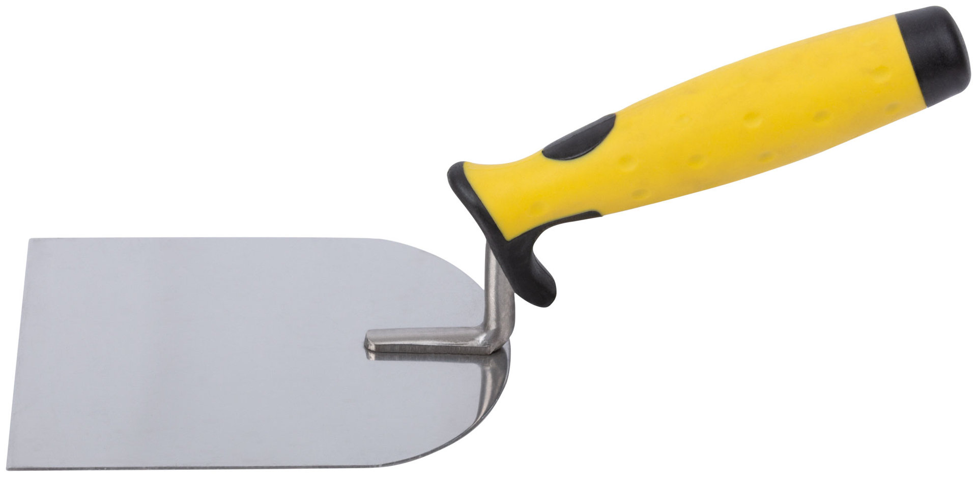 Мастерок нержавеющий, мягкая ручка, Профи, лопатка 100 мм (05083)
