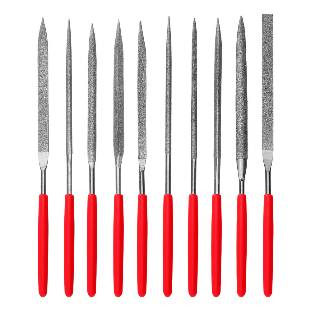 Набор надфилей алмазных 140 х 70 х 3 мм, 10 шт Matrix (15835)