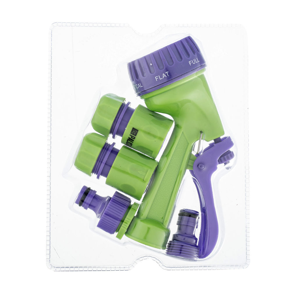 Набор поливочный, шланг 1/2, 25 м, 7 режимов пистолет, соединитель, адаптер Palisad (67426)