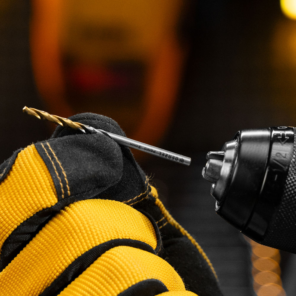 Набор сверл по металлу, 2-8мм, Р6М5-TiN, Golden Tip, 6 шт Denzel (723000)