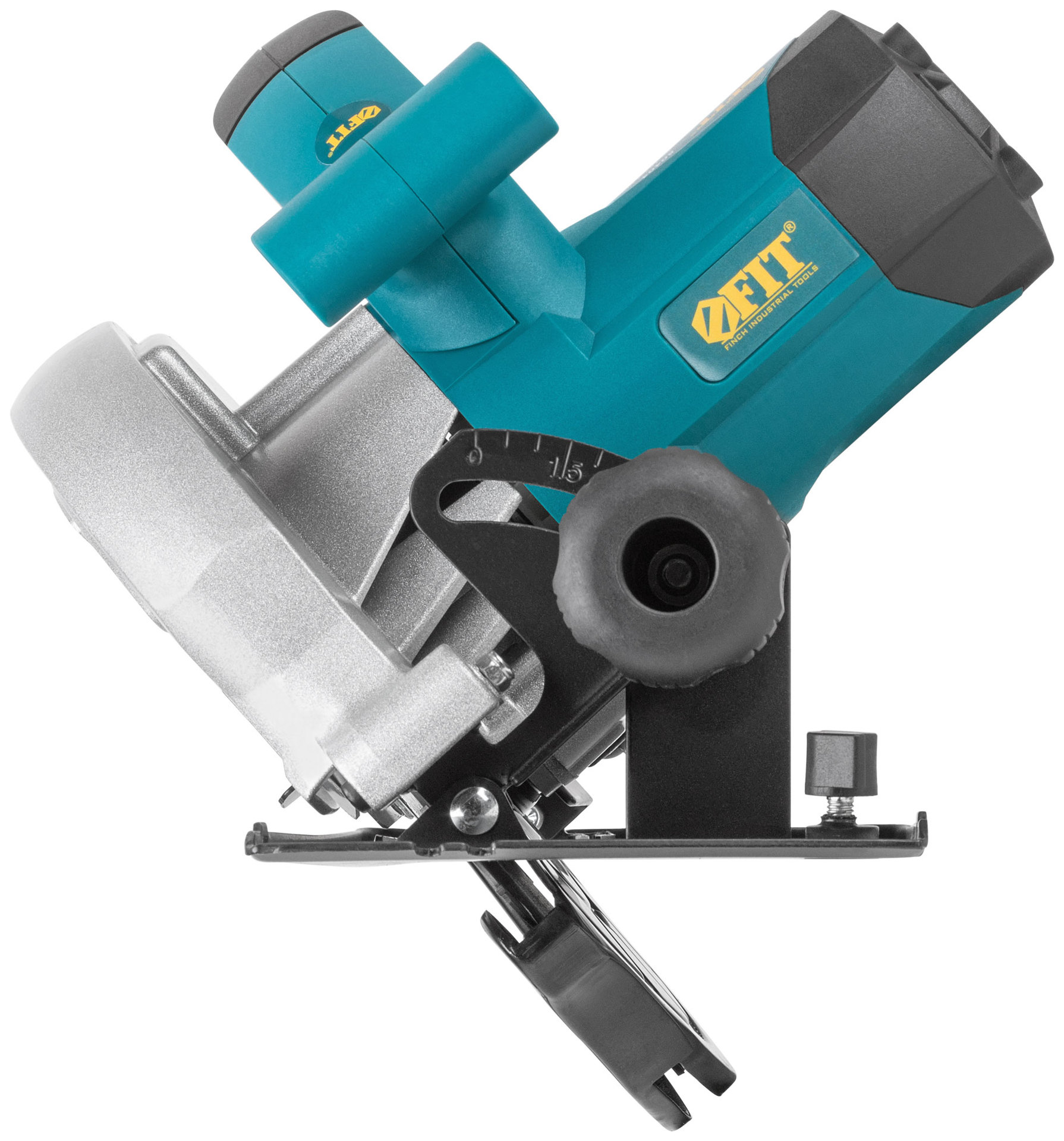 Пила дисковая 1300 Вт; 4500 об/мин; 185/20 мм; 4,4 кг; жел. опора; рез. накл.; блок шпинд.; коробка (80404)