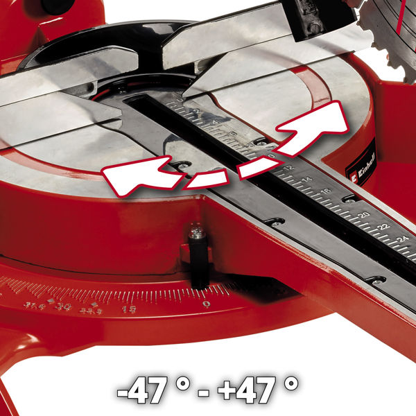 Пила торцовочная Einhell TC-SM 2534/1 Dual, 2350вт,диск 250х30мм х48 зб,пропил 340х75мм,лазер (4300395)