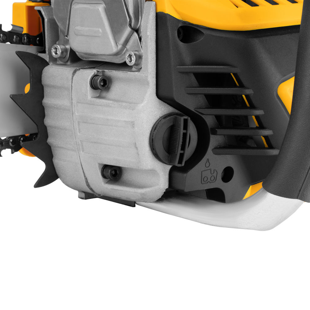 Пила цепная бензиновая DS-4516, шина 40 см, 45 см3, 2,5 л.с, шаг 0,325, паз 1,5 мм, 64 звена Denzel (95236)