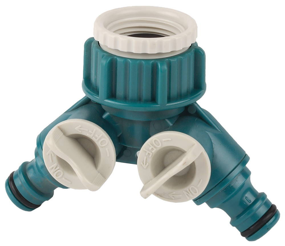Поливочный распределитель ORIGINAL 3/4 - 1, двухканальный, с внутренней резьбой, из ABS пластика RACO 4250-55256C