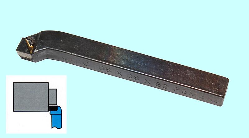 Резец Подрезной отогнутый 6х 6х 80 Р6М5К5 DIN 4977 CNIC