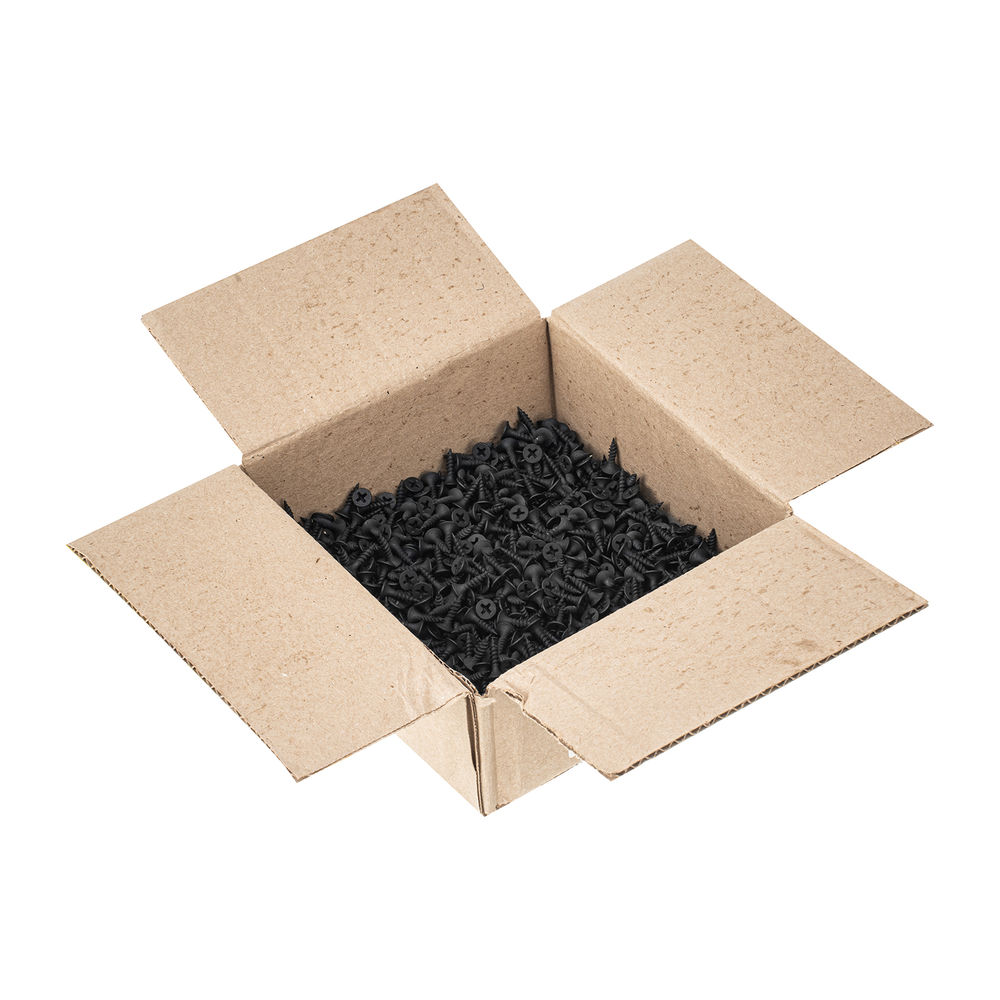 Саморезы по гипсокартону частая резьба, 3.5 x 16, PH №2, фосфатированные 1кг Шурупь (42301)