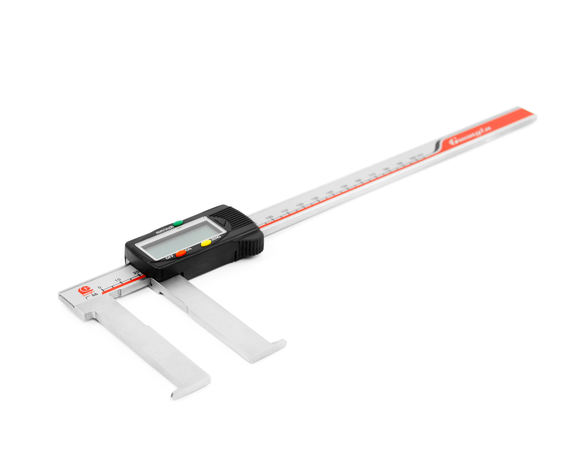 Штангенциркуль цифровой 40-200 0,01 с плоскими измер. губками для внутр. канавок 115-102-1 Guanglu