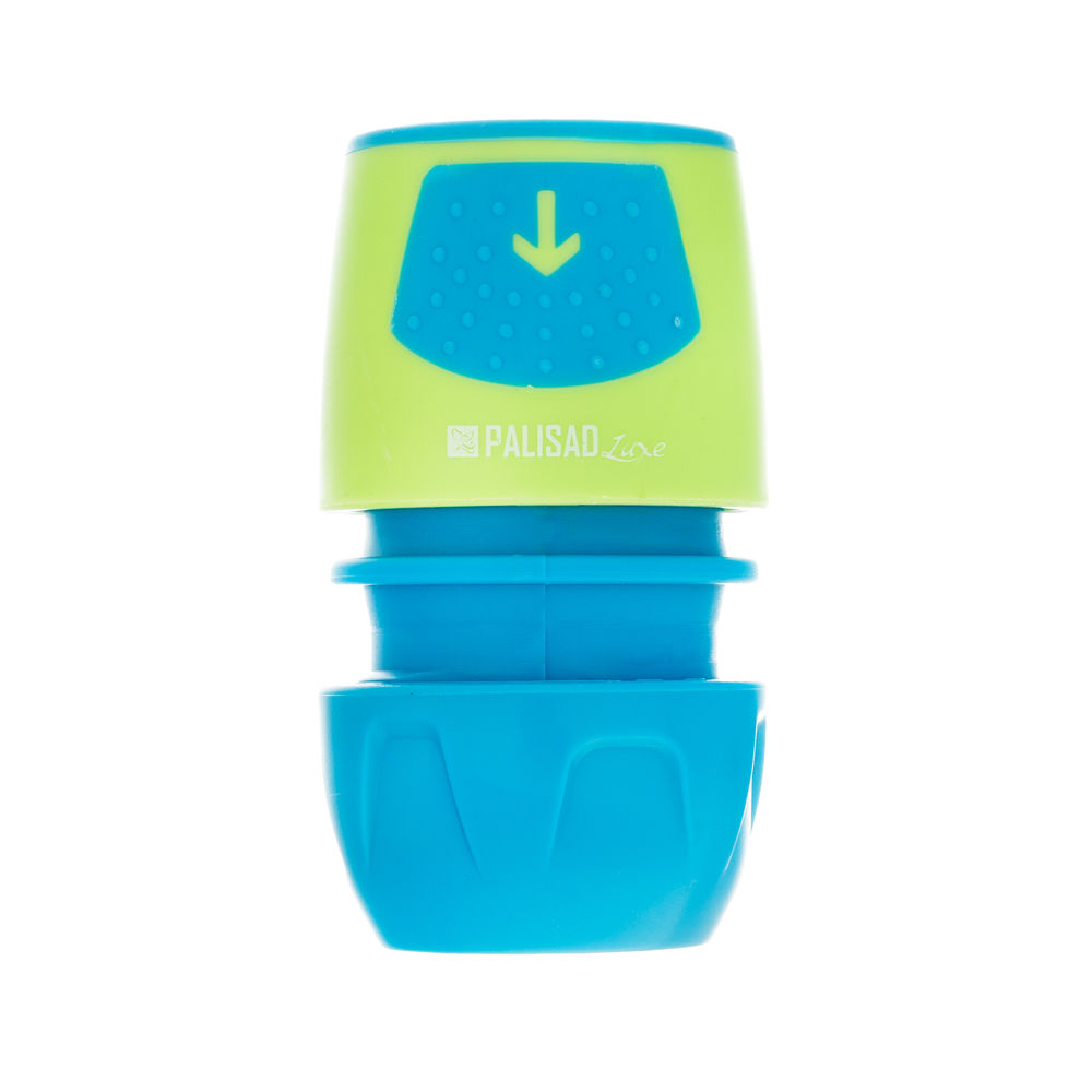 Соединитель быстросъемный для шланга 1/2-3/4, АВС-пластик Palisad Luxe (66266)