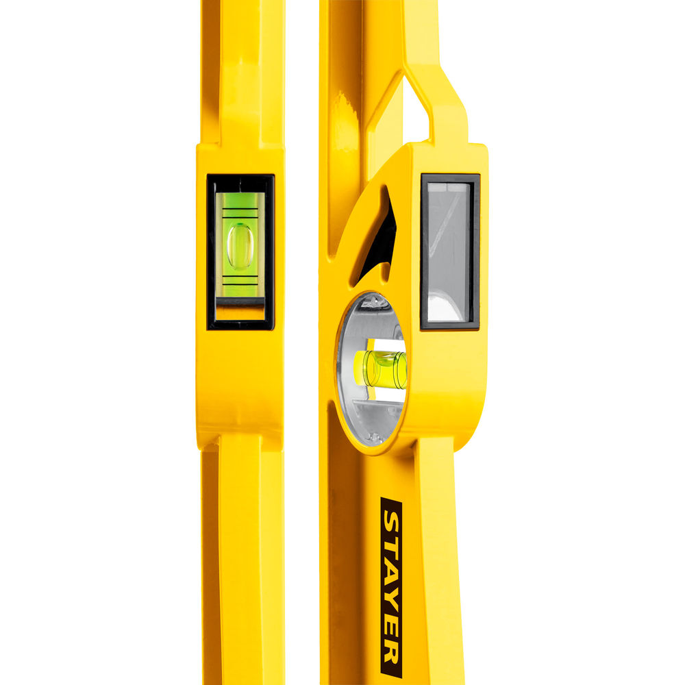 Уровень литой HARD, 600 мм, с зеркальным глазком STAYER Professional 3483-060