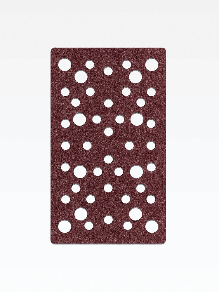 Лист шлифовальный на липучке STEHER BPS-813-S 81х133 мм Р80 46 отв. 5 шт. 35687-080  