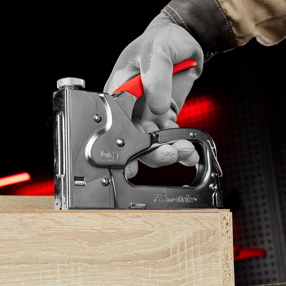 Степлер мебельный 4-функциональный, тип скобы: 140, 36, 300, 500, 6-14 мм Matrix (40901)