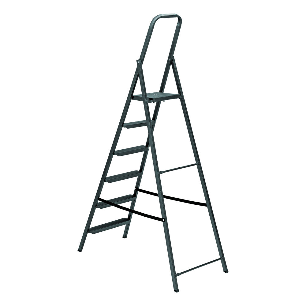 Стремянка 6 ступеней, компактная, стальная Сибртех (97946)