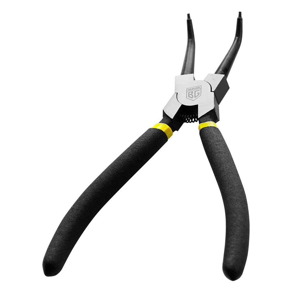 Съемник загнутый для внутренних стопорных колец (сжимание) 180 мм BERGER BG1229