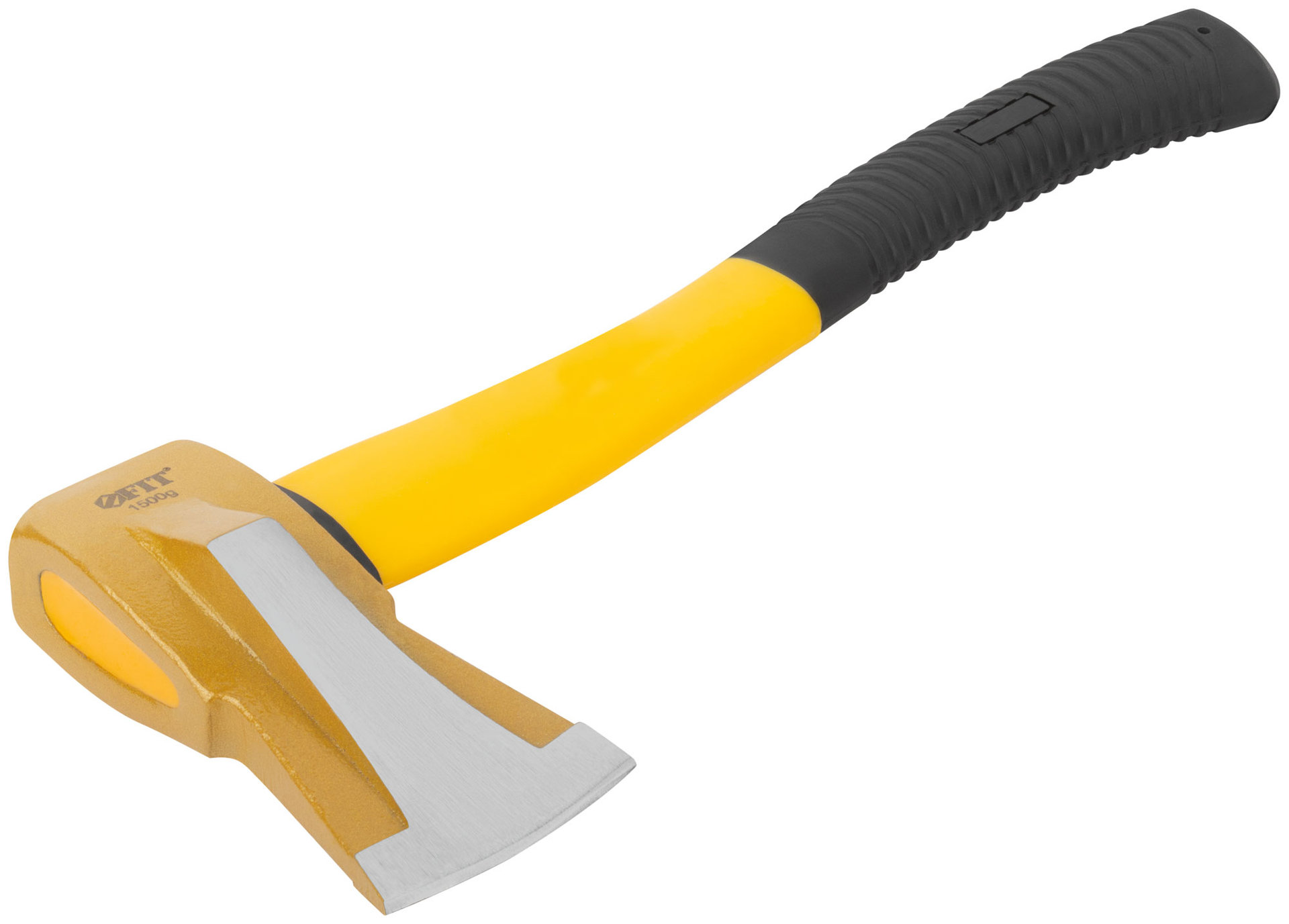 Топор-колун ушастый кованый, фибергласовая ручка 1500 гр.