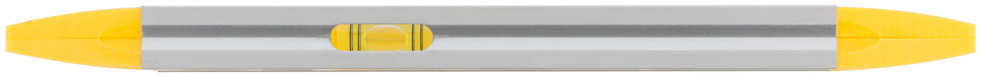 Уровень Торпедо пластиковый, 3 глазка, магнитный, с алюминиевой рамкой 225 мм (18602)