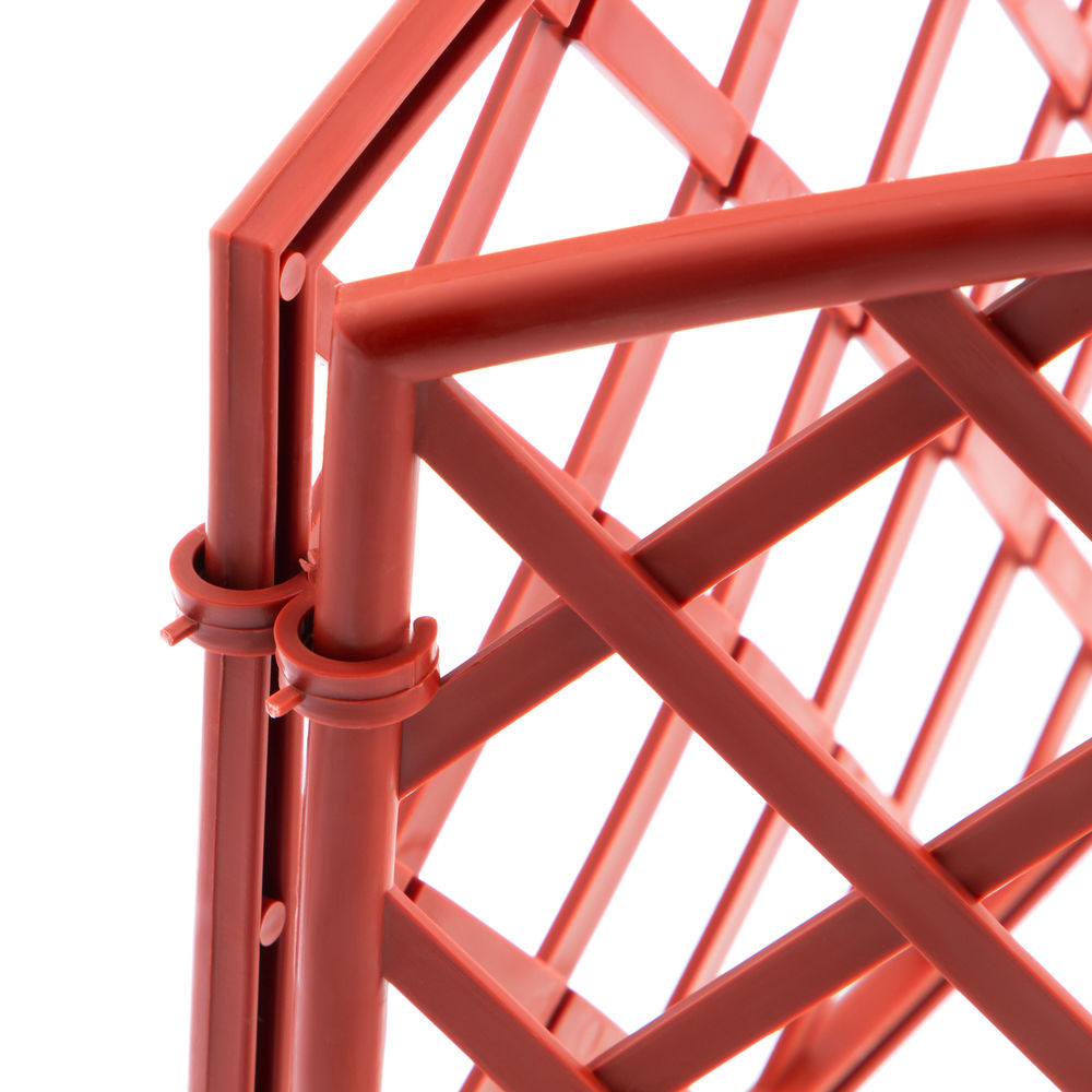 Забор декоративный Сетка, 24 х 320 см, терракот, Palisad (65026)