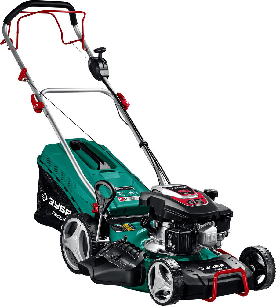 Газонокосилка бензиновая самоходная 460 мм 4.5 л.с. ЗУБР ГБС-460