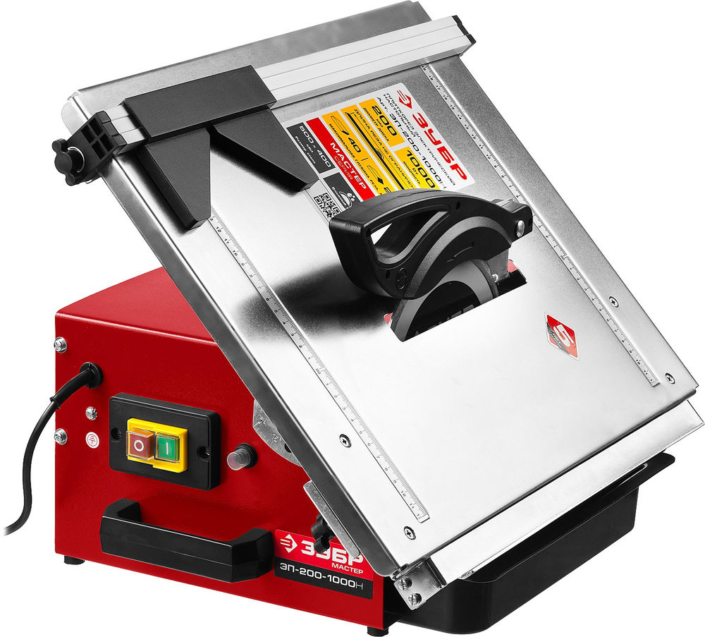 Плиткорез электрический настольный d 200 мм, 1000 Вт ЗУБР ЭП-200-1000Н