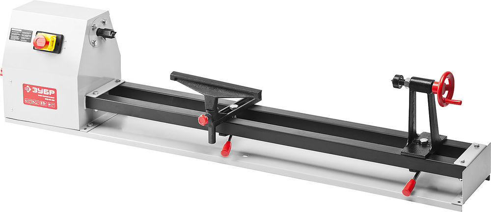 Станок токарный по дереву d 350 мм 1000 мм 350 Вт ЗУБР ЗСТД-350-1000