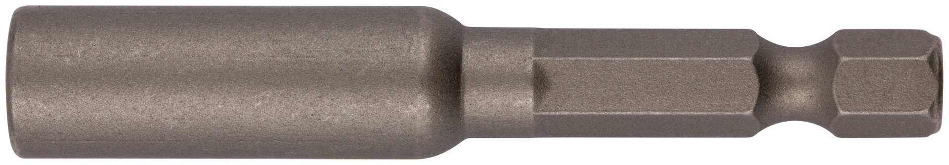 Адаптер для бит, магнитный фиксатор, цельнометаллический, CrV сталь 60 мм (57616)