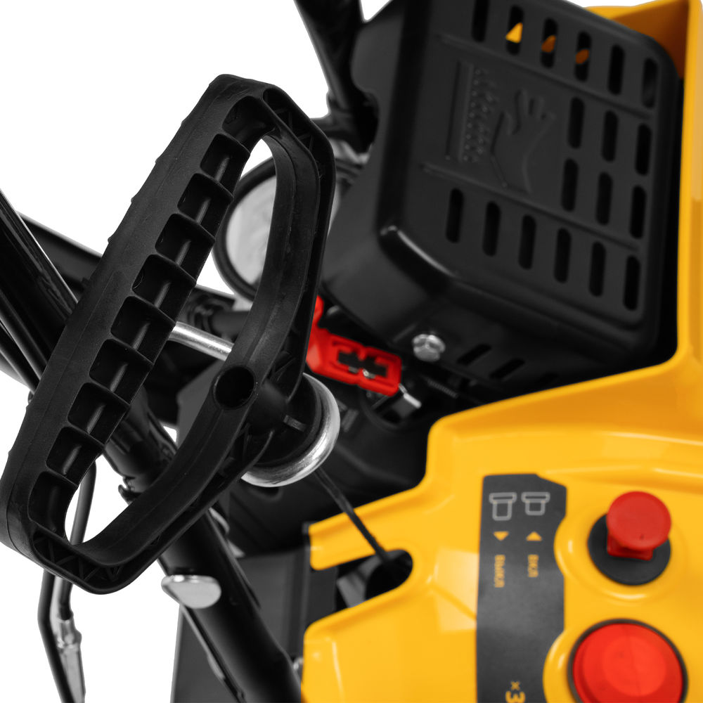 Бензиновая снегоуборочная машина SB 460 Sled, 99cc, лыжи ручной старт// Denzel (97648)