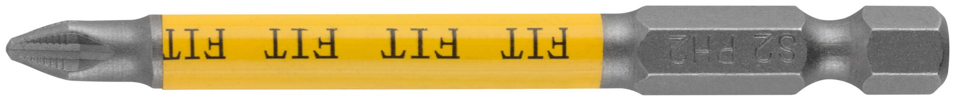 Биты кованые, сталь S2, односторонние 75 мм PH2, Профи 2 шт., блистер (57508)