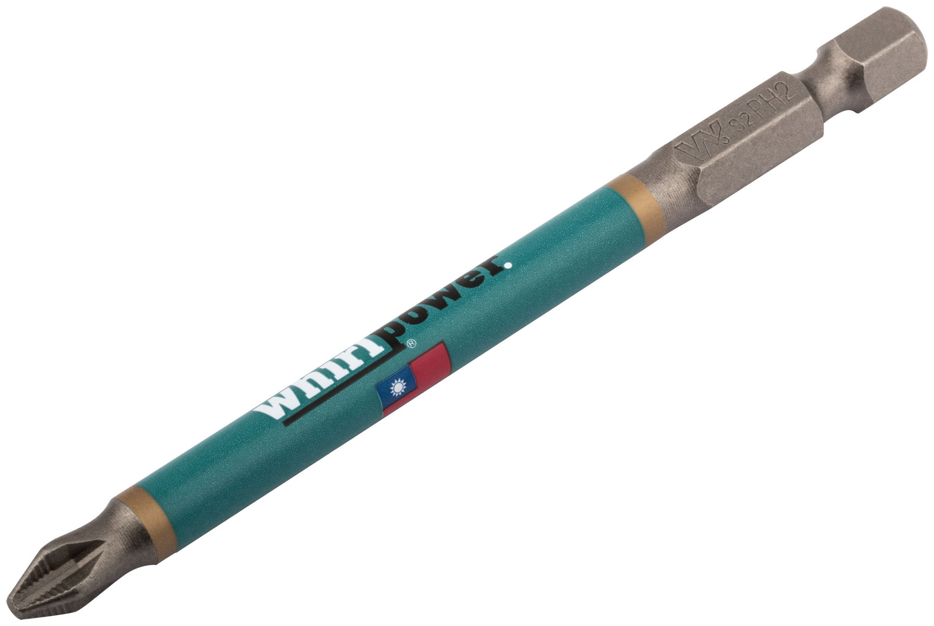 Биты WP, сталь S2, с насечкой, Профи, 90 мм PH2, 10 шт. (57580)