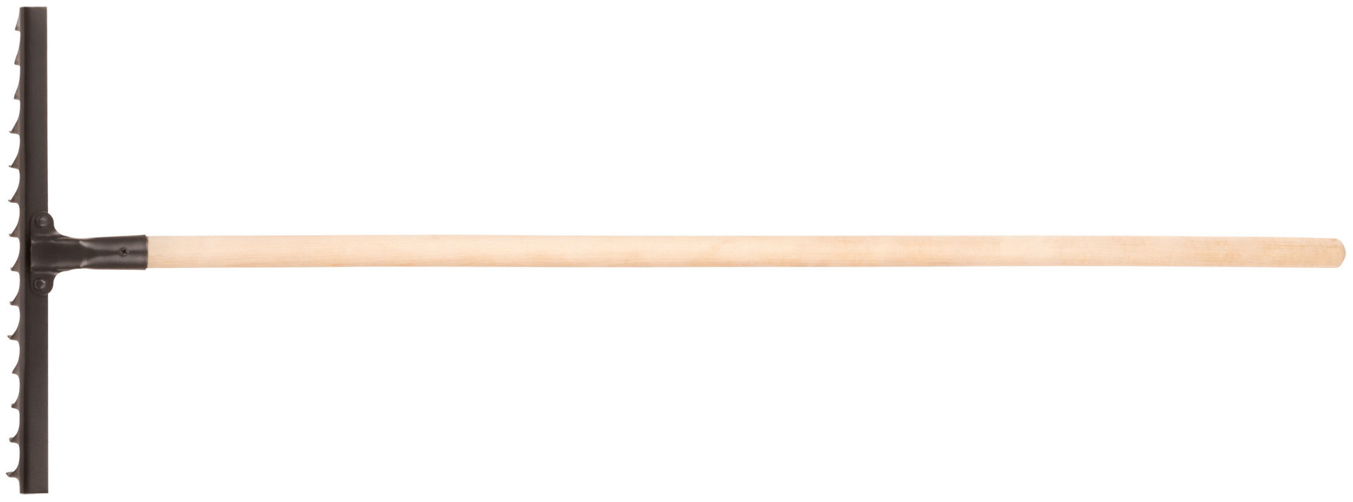 Грабли, витой зуб, 14 зубьев, с деревянным черенком (76965)