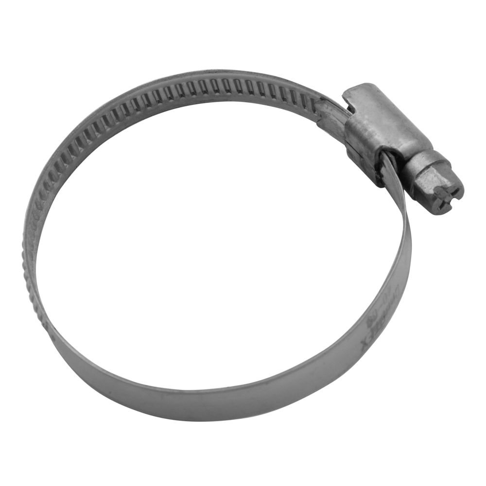 Хомуты нержавеющая сталь, Стандартное болтовое крепление 40-60 мм, 50 штук в упаковке, ширина 9 мм Сибртех (47583)