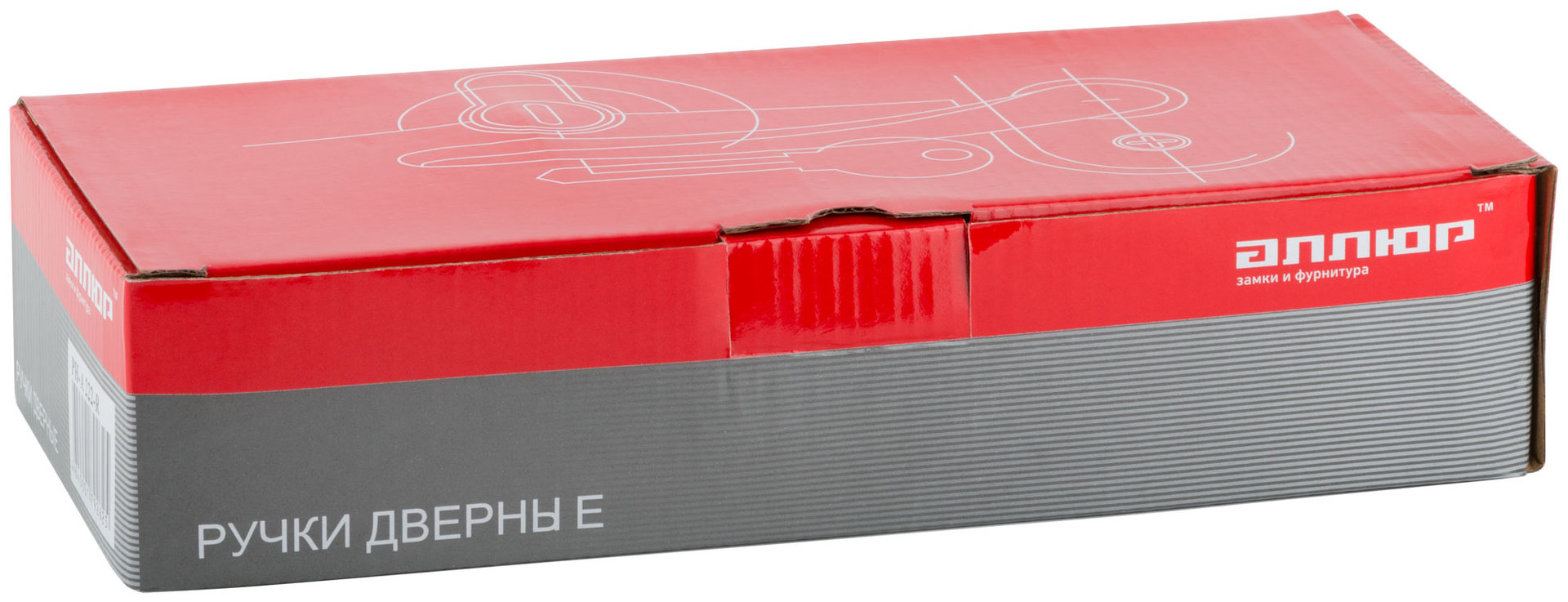 Комплект ручек для китайских дверей ( Аллюр РН-А222 ), правый (66993)