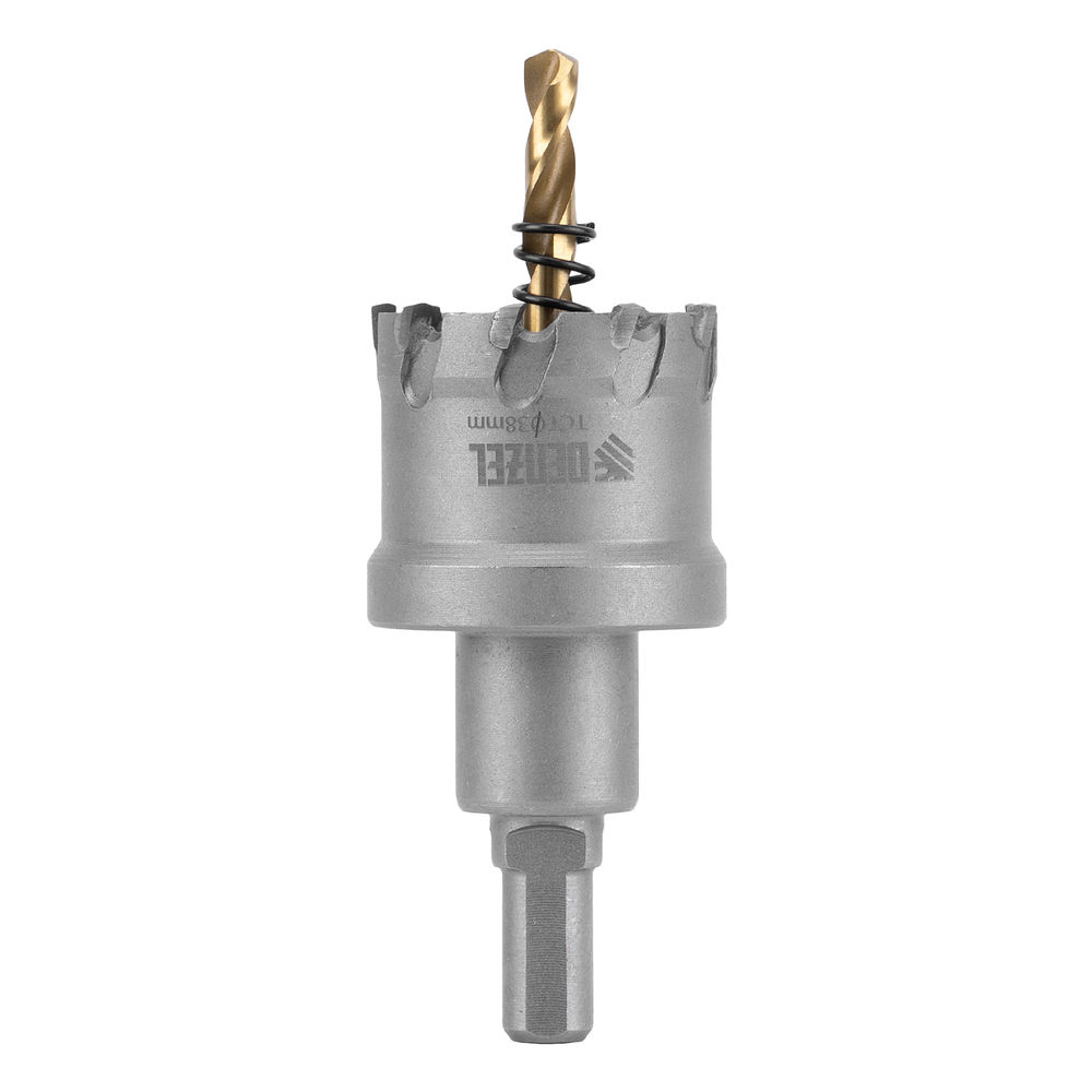 Коронка по металлу твердосплавная, 38 мм Denzel (724012)