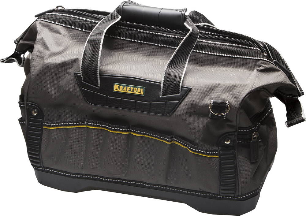 Сумка для инструментов 45 см с 20 карманами, жесткое пластиковое дно KRAFTOOL 38740-18
