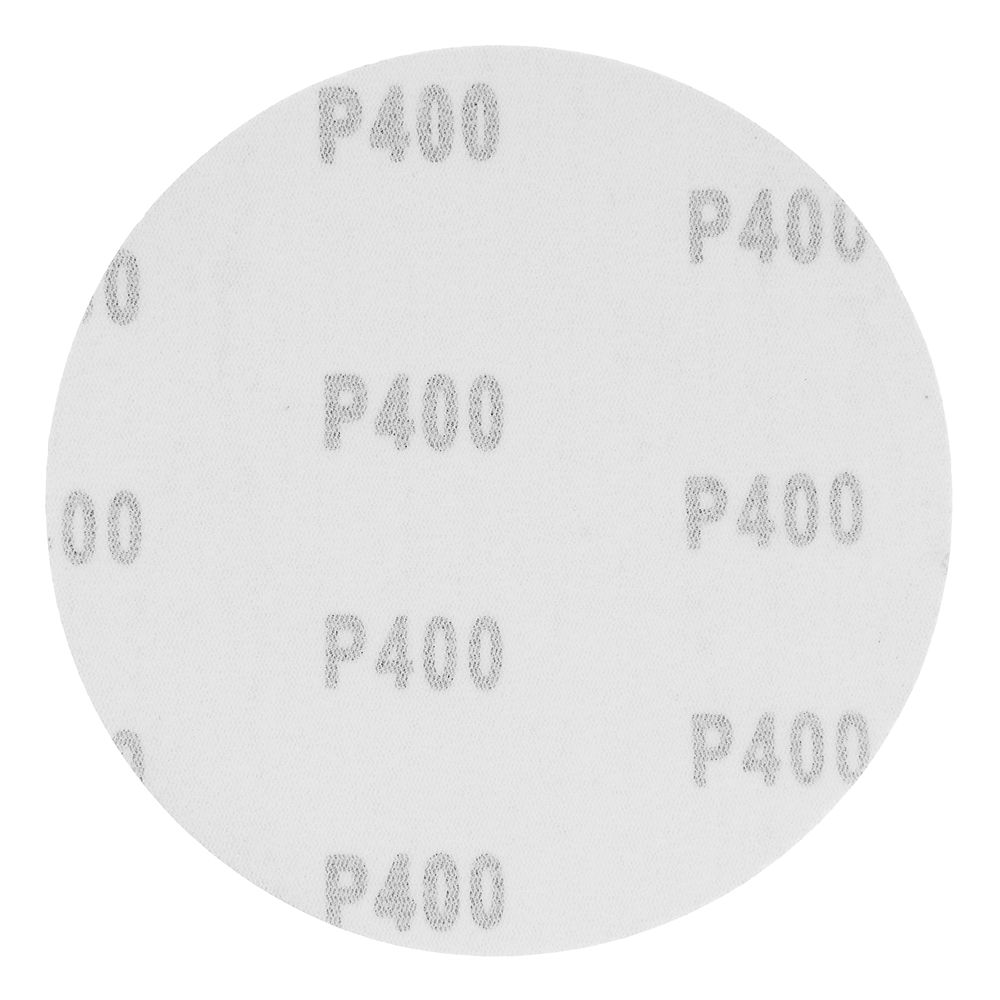 Круг абразивный на ворсовой подложке под липучку, P 400, 125 мм, 10 шт Matrix (73874)