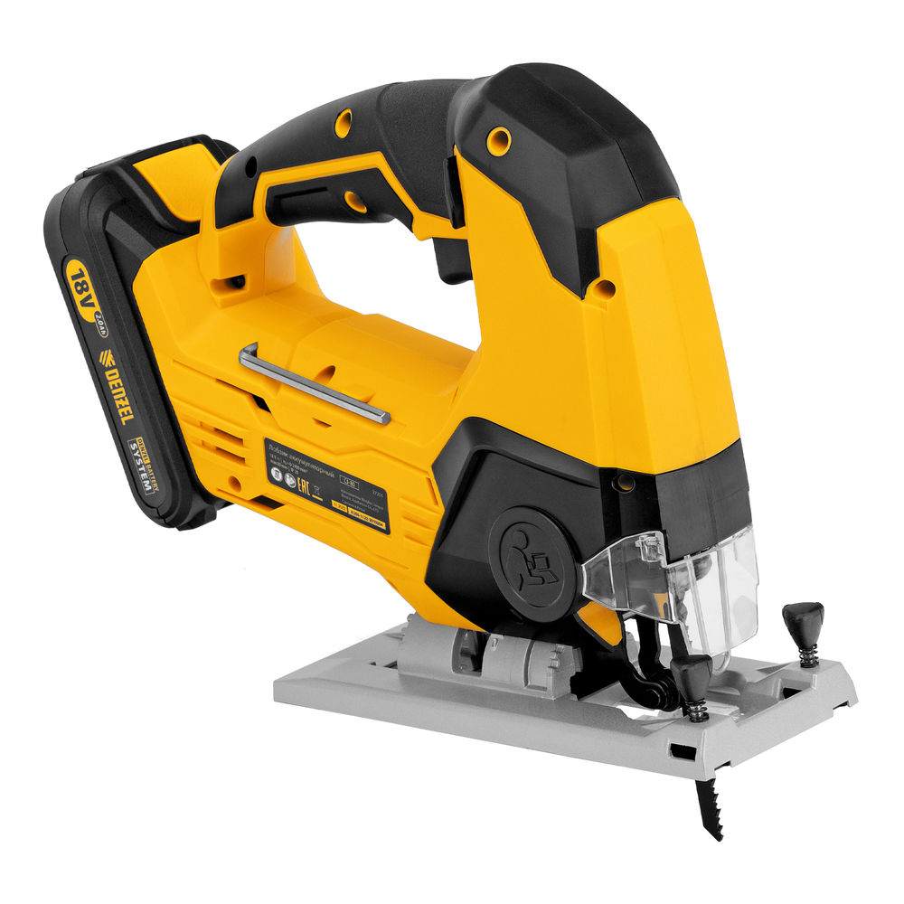 Лобзик аккумуляторный CJ-80, 18В Li-Ion Denzel (27201)