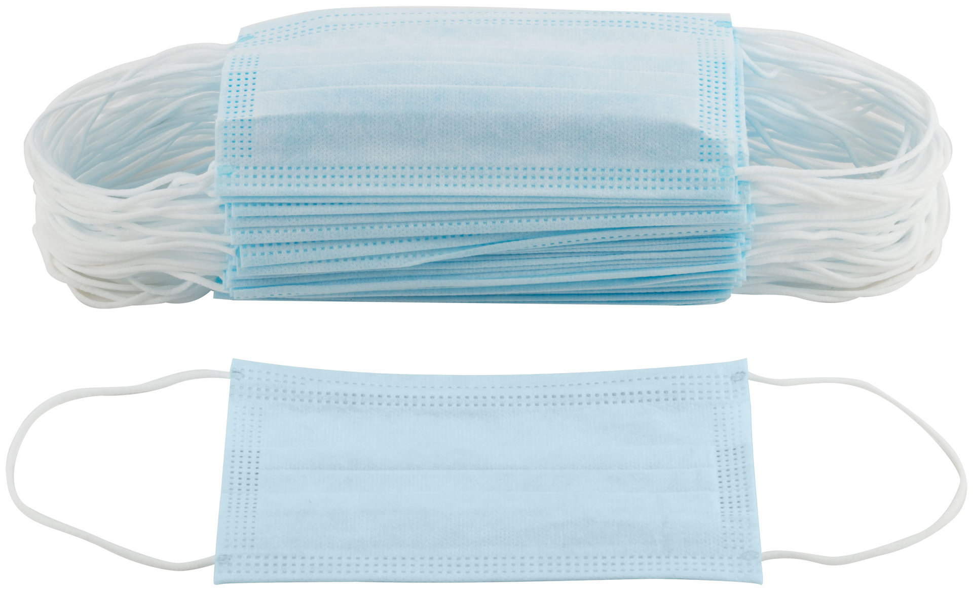 Маски для лица гигиенические нестерильные, набор 50 шт. (12322)