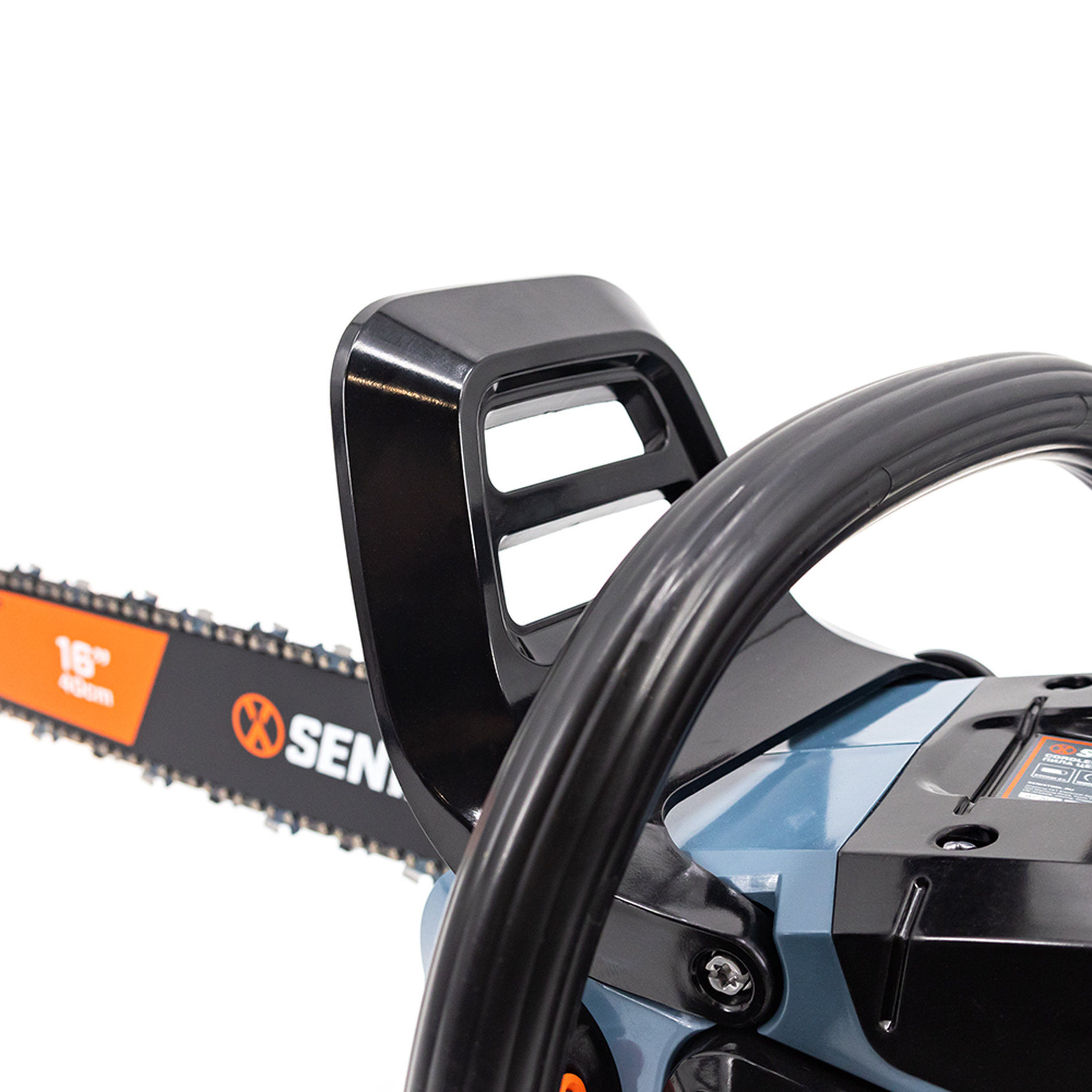 Пила цепная, бесщ.мотор, 40 см (16). В комплекте: 1 батарея 10.0Ач, ЗУ X8 84В