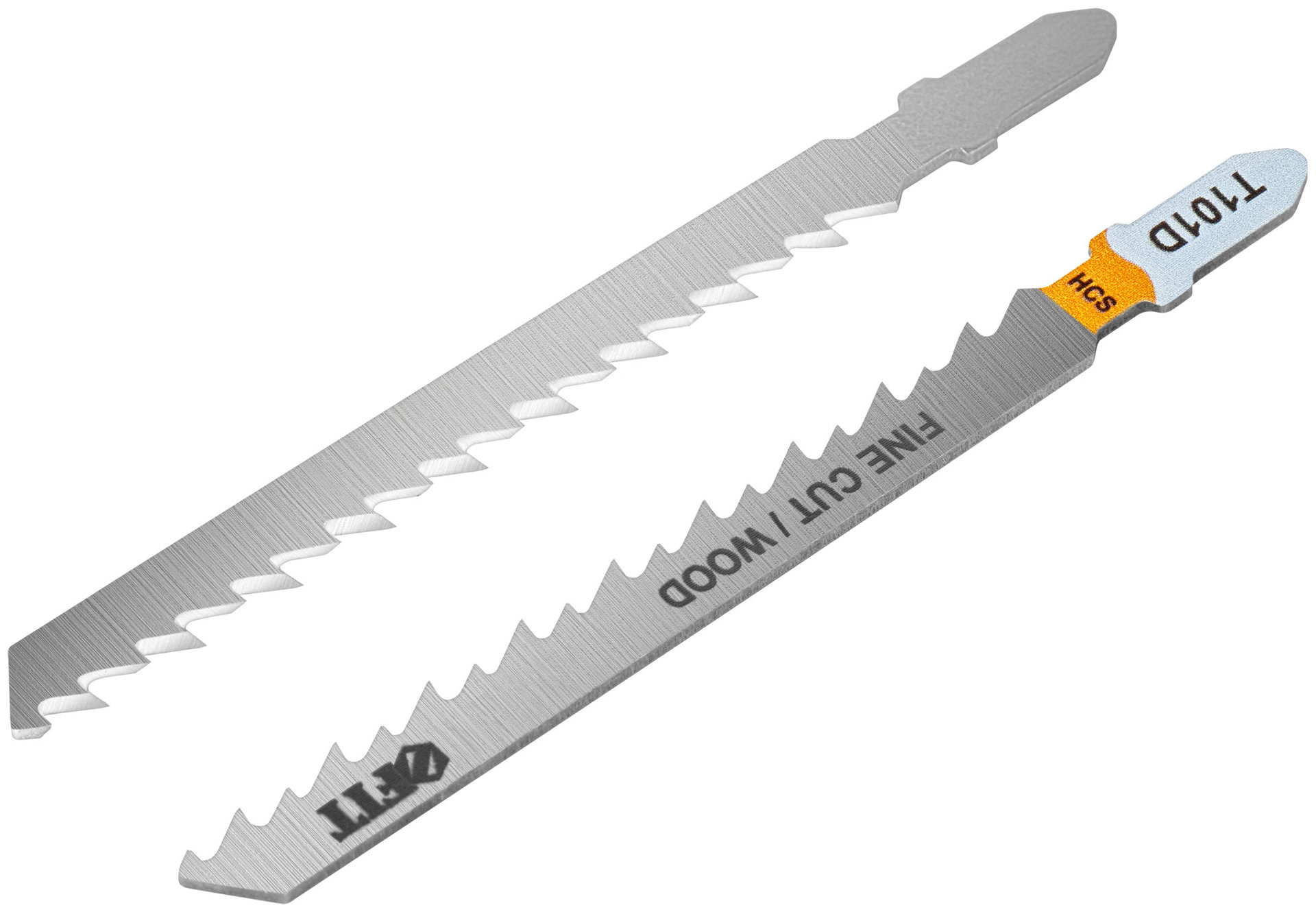 Полотна по дереву, HCS, шлифованные под свободным углом зубья, 100/74/4 мм (T101D), 2 шт. (40950)