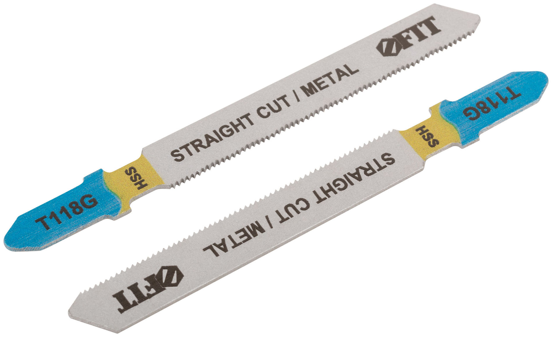 Полотна по металлу, HSS, фрезерованные, волнистые зубья, 76/51/0,7 мм (Т118G), 2 шт. (40908)