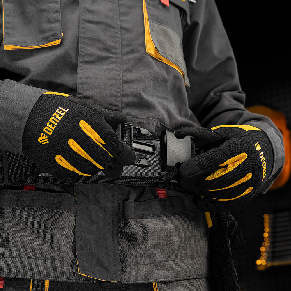 Пояс монтажника, сумки поясные, кобура для шуруповерта Denzel