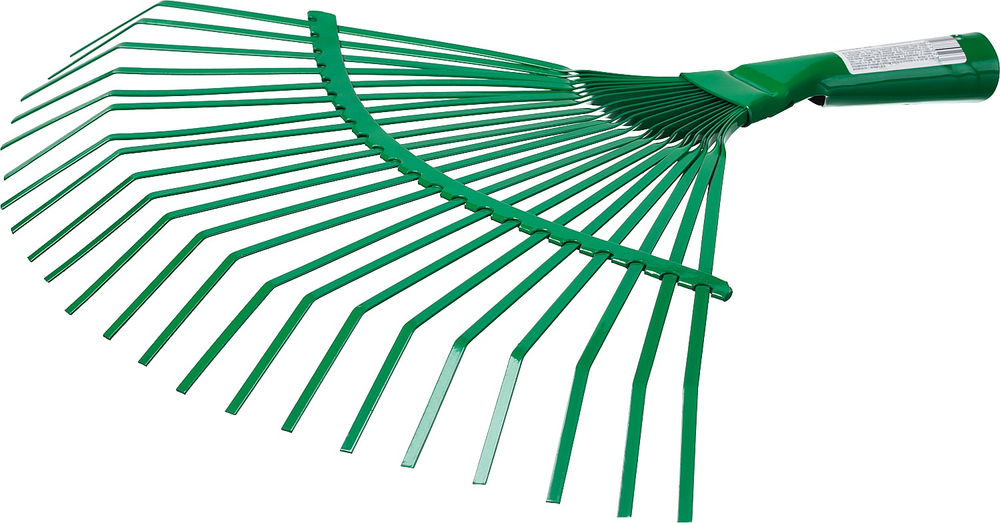 Веерные грабли 385 х 450 мм, металлические, пластинчатые, без черенка РОСТОК PB-22L 39621_z01