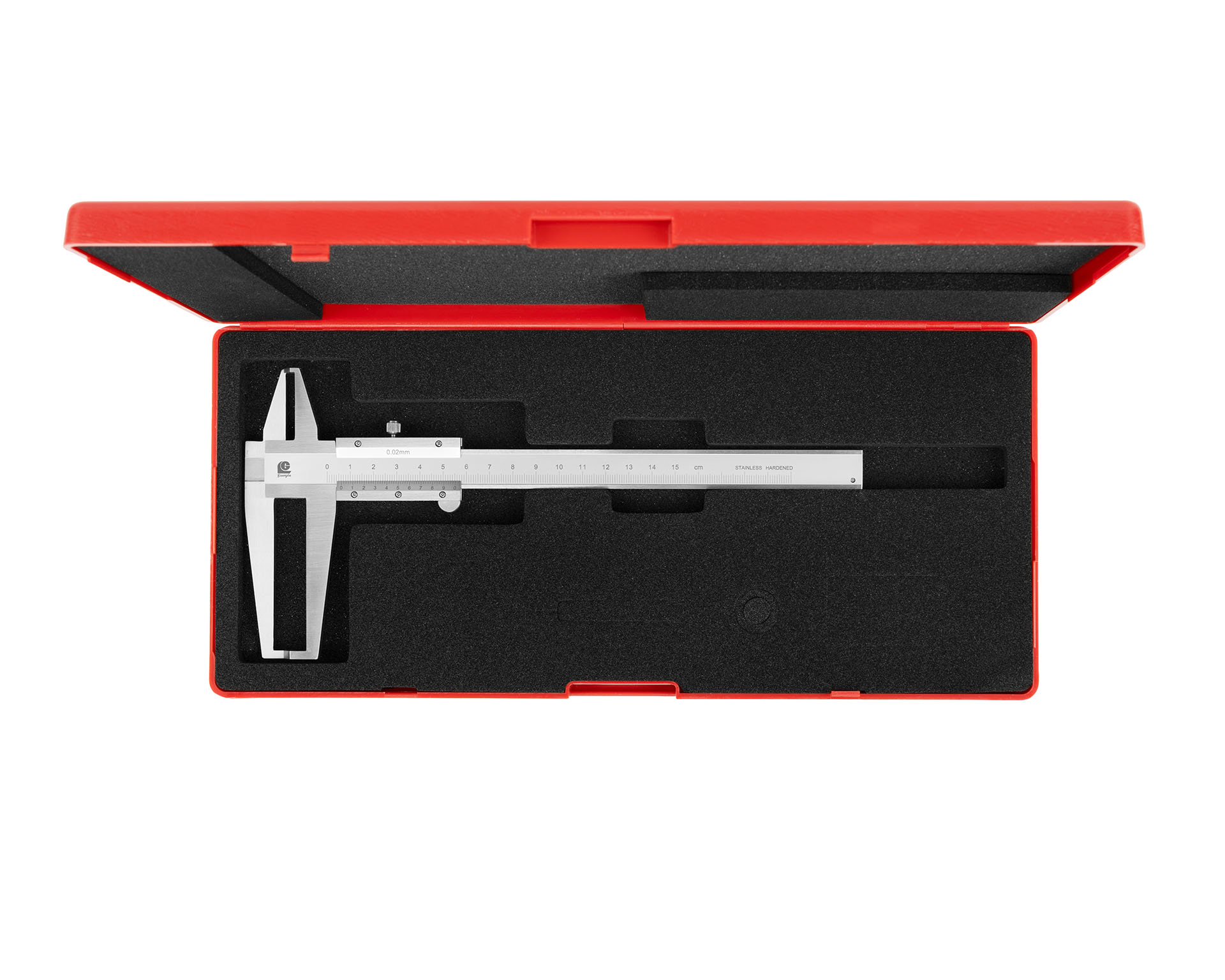 Штангенциркуль нониусный 10-150/18-150 0,02 для измерения внутр. канавок с лезвийными губками 145-202АК Guanglu