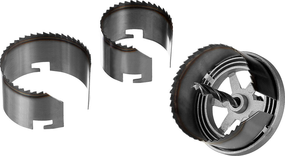 Пила кольцевая наборная по дереву 3 шт, (60-67-74 х 32 мм), усиленная STAYER Professional 2957-074