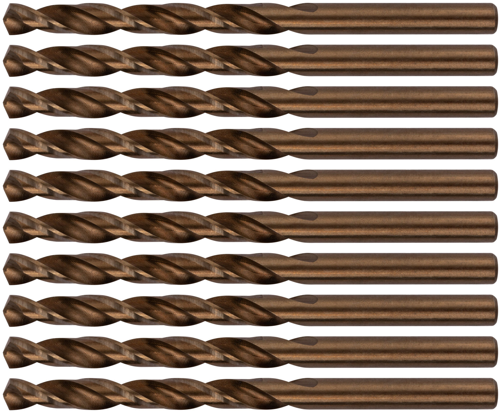 Сверла по металлу HSS с добавкой кобальта 5% Профи 6,0 мм (10 шт.) (33960)