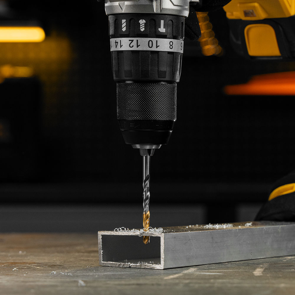 Сверло спиральное по металлу 5 x 86 мм, Р6М5, Golden Tip Denzel (718233)