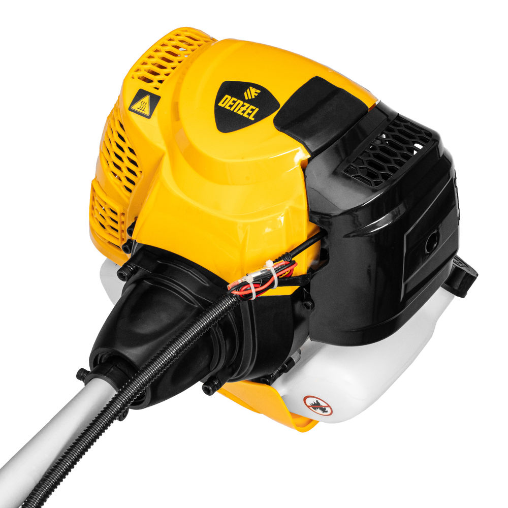 Триммер бензиновый DTL-43, 43 см3, неразъемная штанга, состоит из 2 частей Denzel (96263)