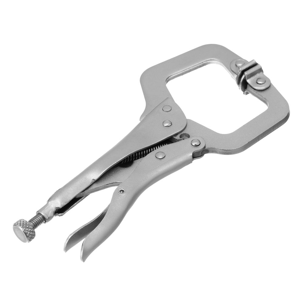 Зажим ручной, увеличенный захват, подвижные губки, 170 мм Сибртех (18425)