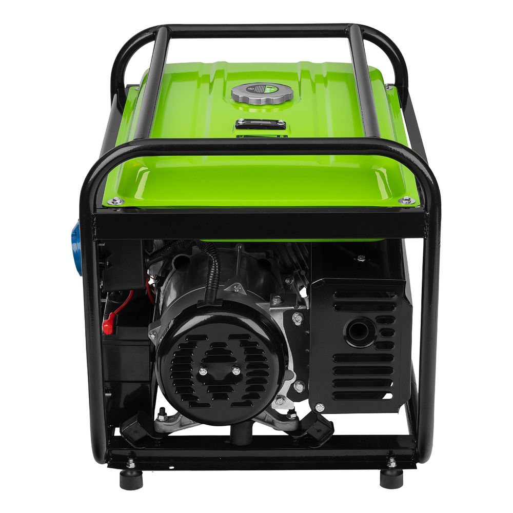 Генератор бензиновый БС-8000Э, 6,6 кВт, 230В, четырехтактный, 25 л, электростартер Сибртех (94549)